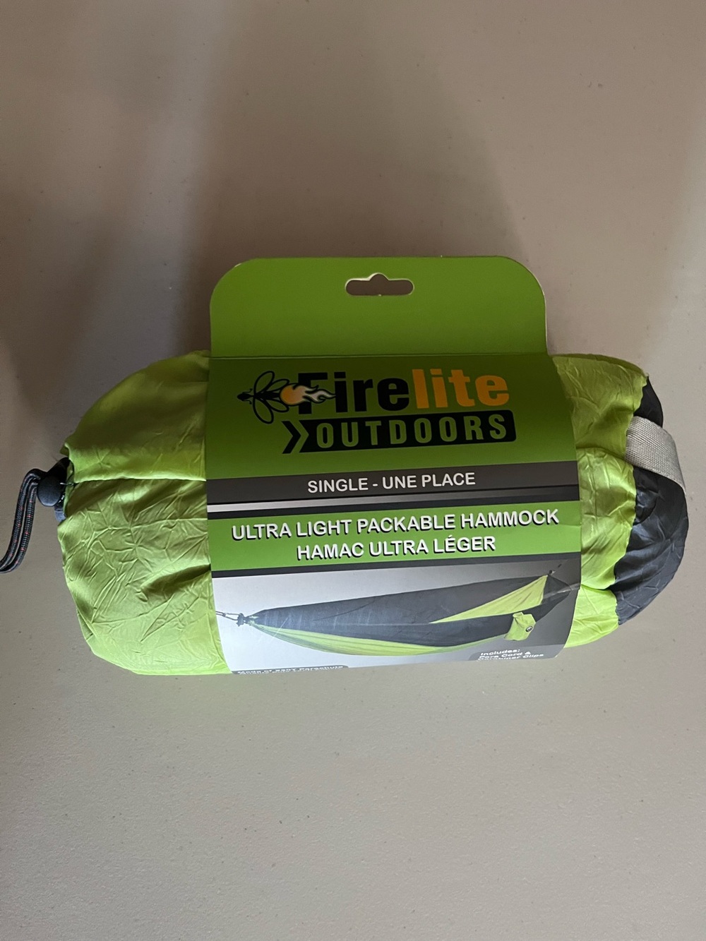 Lime Green Ultra-Light Packable Hammock - Single